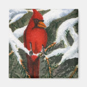 Winter Landscape Magnet (Voorkant)