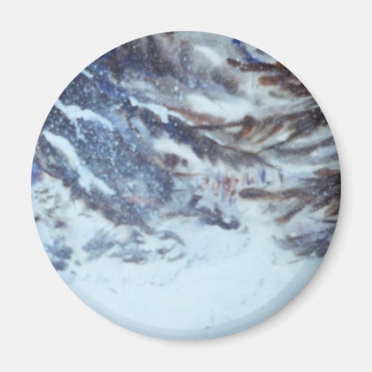 Winter Landscape Magnet (Voorkant)