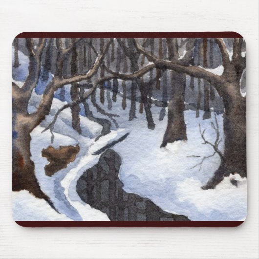 Winter Landscape Mousepad Muismat (Voorkant)