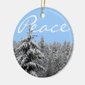 Winter Landscape Ornament Peace Joy Decorations (Links)