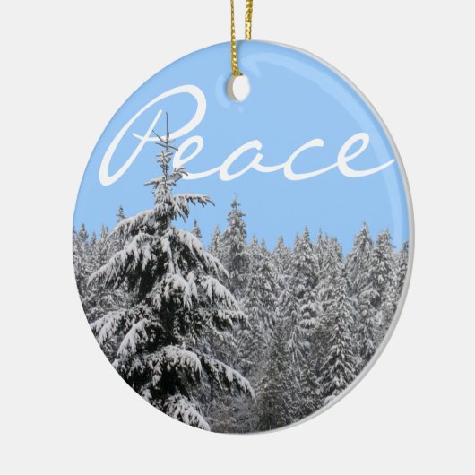 Winter Landscape Ornament Peace Joy Decorations (Links)