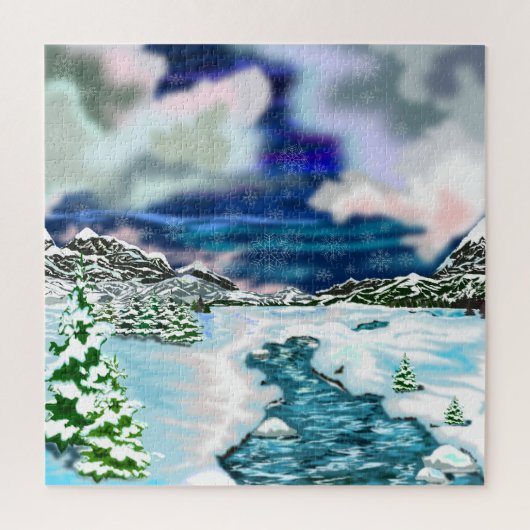 Winter Landscape Puzzle Legpuzzel (Verticaal)