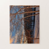 Winter Landscape Québec. Legpuzzel (Verticaal)