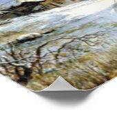 Winter Landscape Sleigh - Koekkoek Poster (Hoek)