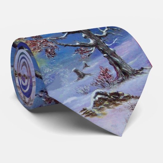 WINTER LANDSCAPE STROPDAS (Opgerold)