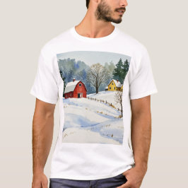 Winter landscape t-shirt