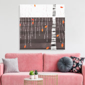 Winter Landscape Tree Art Canvas Afdruk (Insitu (Woonkamer))
