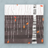 Winter Landscape Tree Art Canvas Afdruk