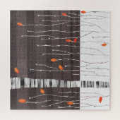 Winter Landscape Tree Art Legpuzzel (Horizontaal)