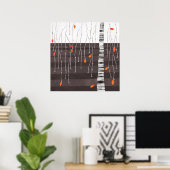 Winter Landscape Tree Art Poster (Thuiskantoor)