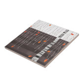 Winter Landscape Tree Art Tegeltje (Zijkant)