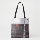 Winter Landscape Tree Art Tote Bag (Voorkant)