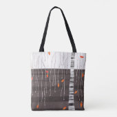 Winter Landscape Tree Art Tote Bag (Achterkant)