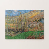 Winter Landscape Valley of Falaise Monet Fine Art Legpuzzel (Horizontaal)