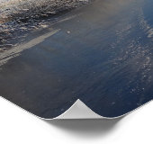 Winter landscape with windmill and ice poster (Hoek)