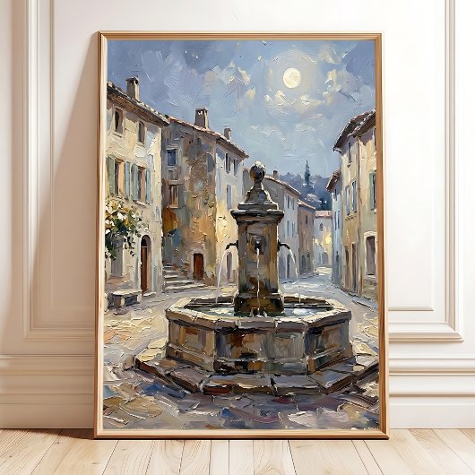 Winter Landschap Canvas Kunst Poster