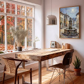 Winter Landschap Canvas Kunst Poster