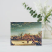 Winter Landschap door het Briefkaart Rembrandt (Staand voorkant)
