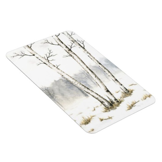 Winter Landschap Flexi Magnet Magneet (Rechterzijde)