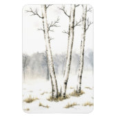 Winter Landschap Flexi Magnet Magneet (Verticaal)