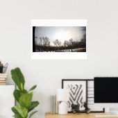 Winter Landschap Foto Poster (Thuiskantoor)