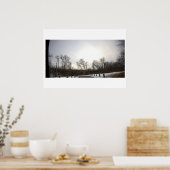 Winter Landschap Foto Poster (Keuken)