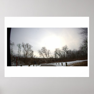 Winter Landschap Foto Poster