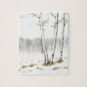 Winter Landschap Jigzaag Puzzle Legpuzzel (Verticaal)