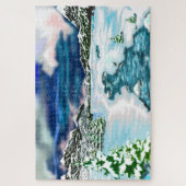 Winter Landschap Jigzaag Puzzle Legpuzzel (Verticaal)