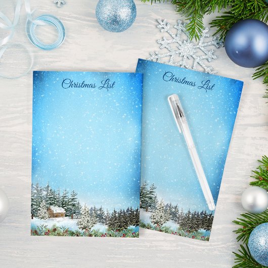 Winter landschap Kerstvakantie Post-it® Notes