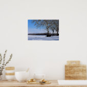 Winter Landschap Poster (Keuken)