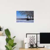 Winter Landschap Poster (Thuiskantoor)