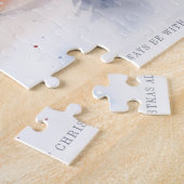 Winter Landschap Sneeuw Kerstcadeau Legpuzzel (Zijkant)