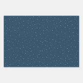 Winter Landschap Snowy Forest Moon Kerstmis Inpakpapier Vel (Voorkant 2)