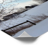 Winter Landschapsfoto Poster (Hoek)