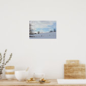 Winter Landschapsfoto Poster (Keuken)