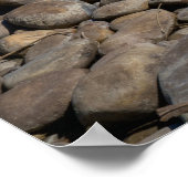 Winter langs de Athabasca rivier Poster (Hoek)