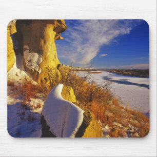 Winter langs de Missouri rivier bij Muismat