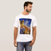 Winter langs de Missouri rivier bij T-shirt (Voorkant volledig)