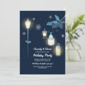 Winter Lanters uitnodiging (Staand voorkant)