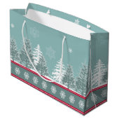 Winter Large Cadeautasje (Achterkant Gekanteld)