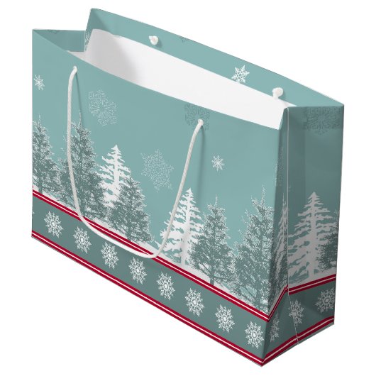 Winter Large Cadeautasje (Voorkant Gekanteld)