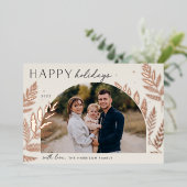 Winter Laurel | Prettige feestdagen Foto (Staand Voorkant)