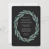 Winter Laurel | Uitnodiging feestdag (Voorkant)