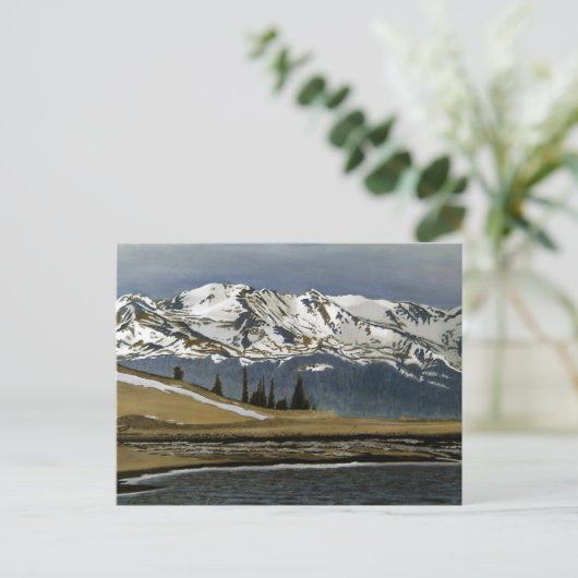 Winter Leadville Colorado — Landschap Briefkaart (Staand voorkant)