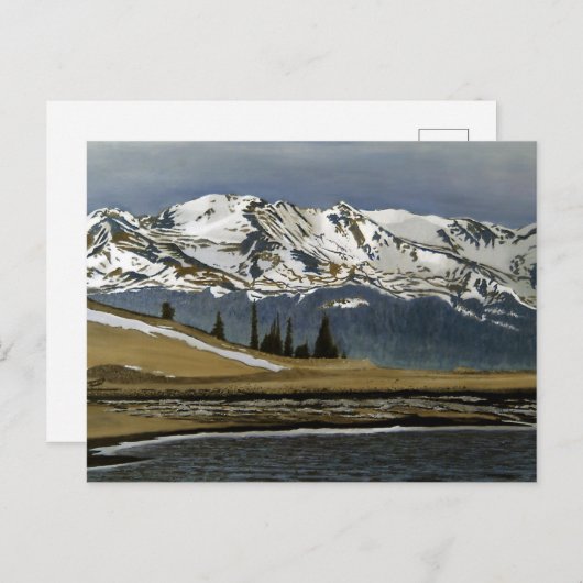 Winter Leadville Colorado — Landschap Briefkaart (Voorkant / Achterkant)