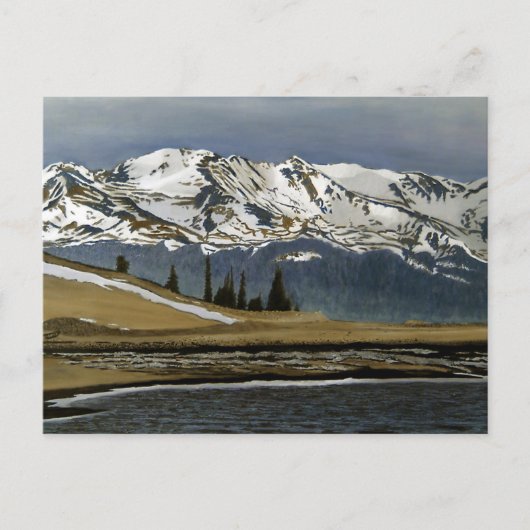 Winter Leadville Colorado — Landschap Briefkaart (Voorkant)