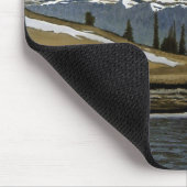 Winter Leadville Colorado — Landschap Muismat (Hoek)