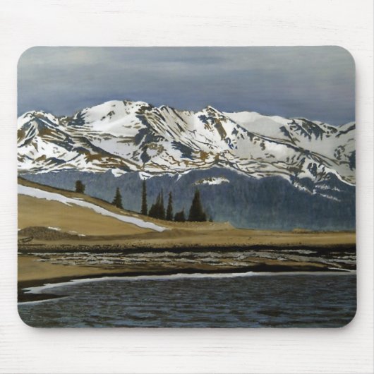 Winter Leadville Colorado — Landschap Muismat (Voorkant)