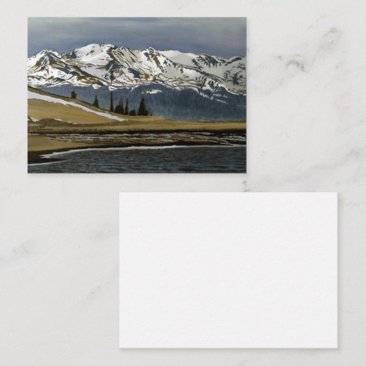 Winter Leadville Colorado — Landschap Notitiekaartje (Voorkant / Achterkant)